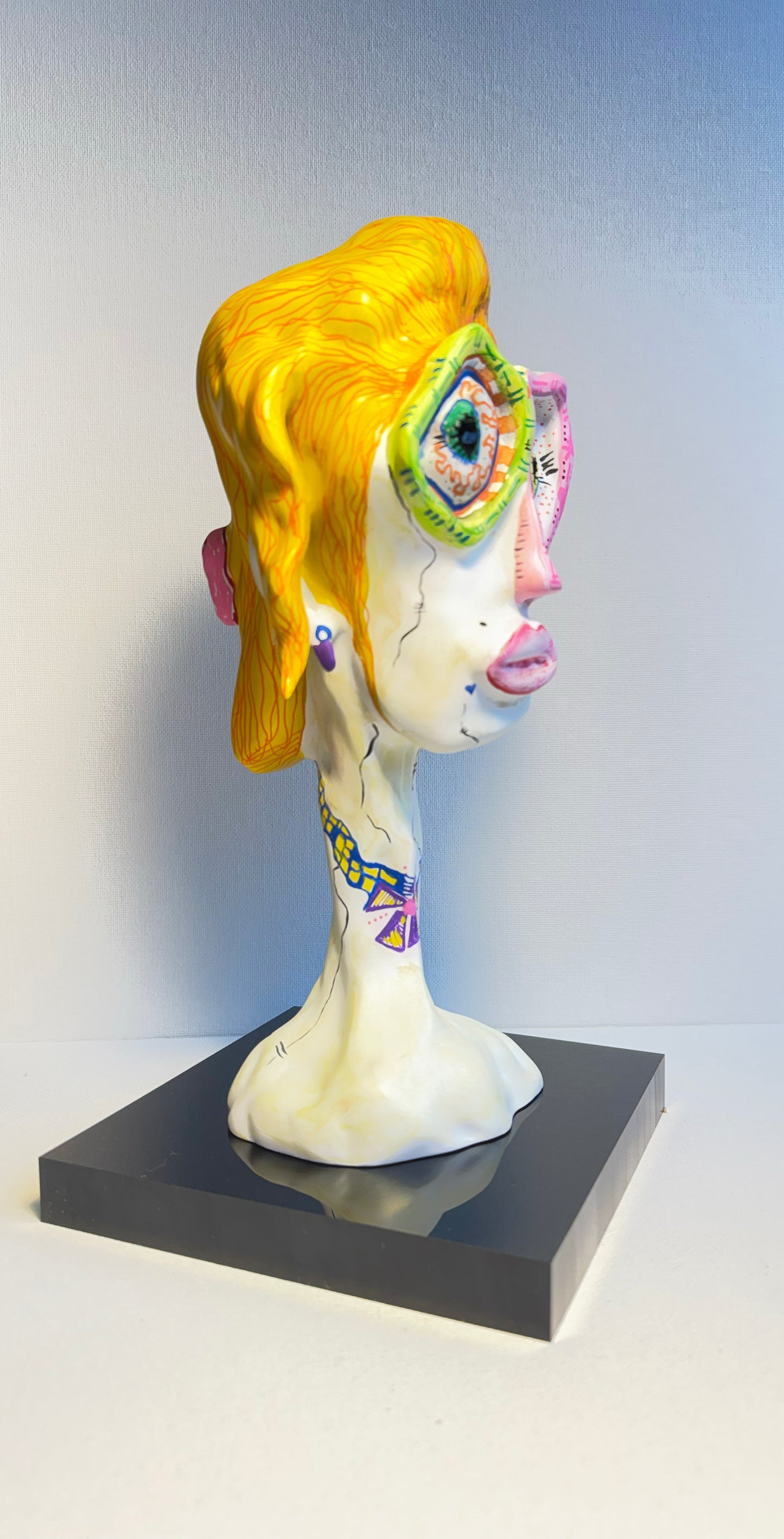 Fifi Oddette – Hand-Painted Resin Sculpture (One-of-a-Kind)