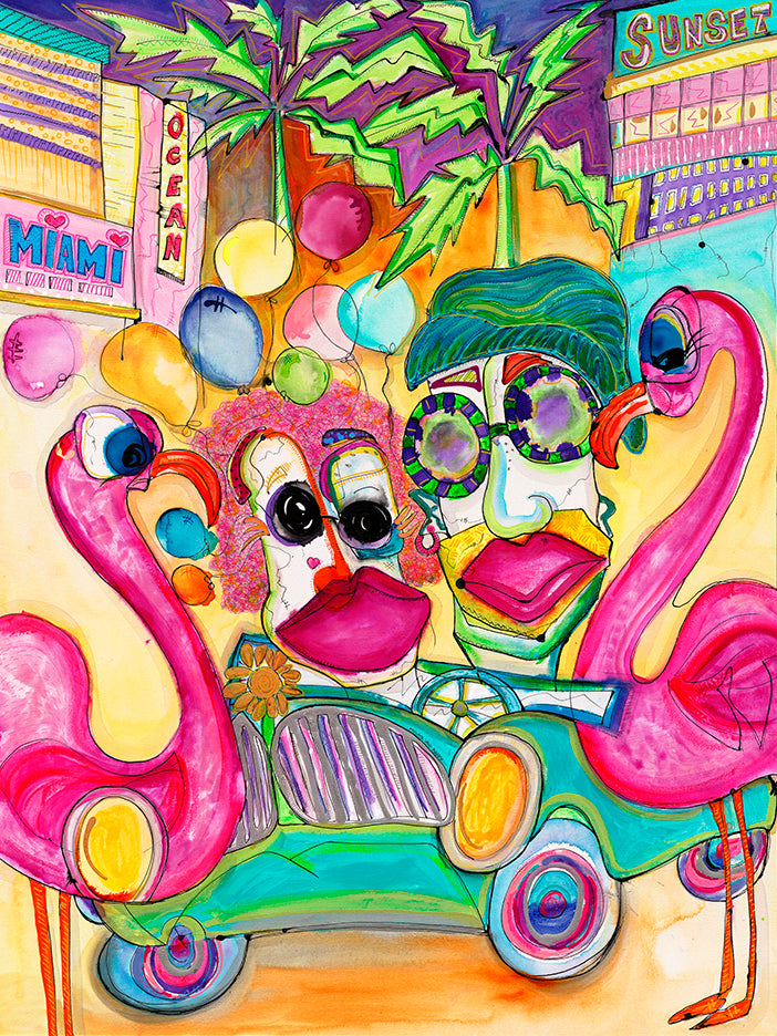 FLAMINGO TANGO IN OCEAN DRIVE