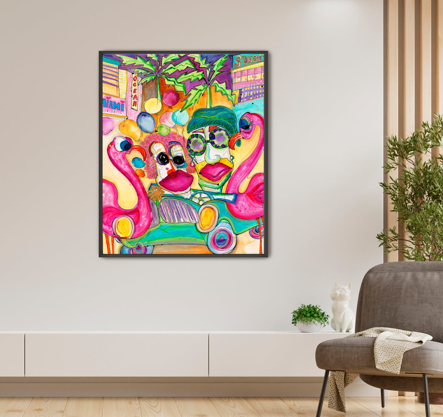 FLAMINGO TANGO IN OCEAN DRIVE