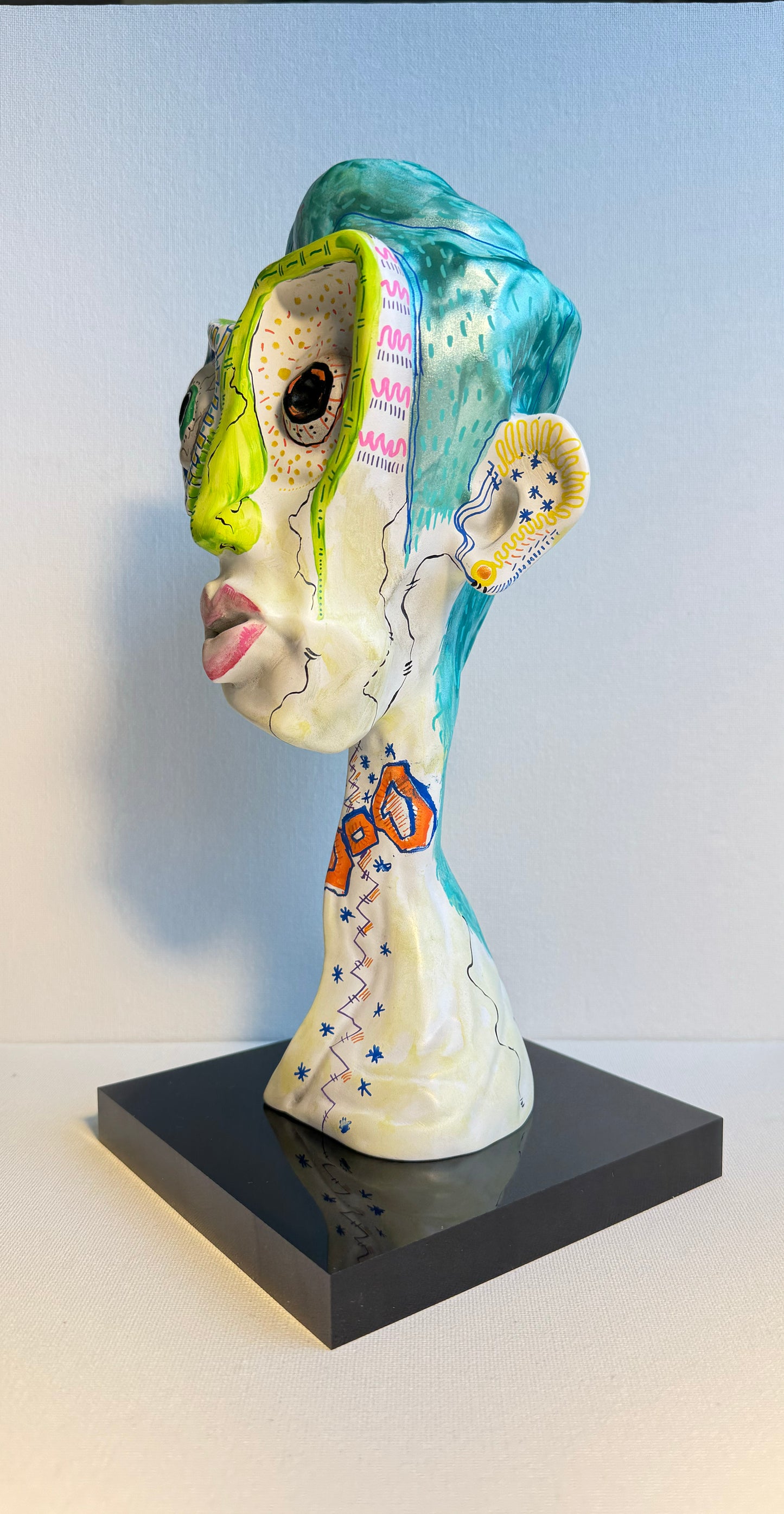 Randolph – Hand-Painted Resin Sculpture (One-of-a-Kind)