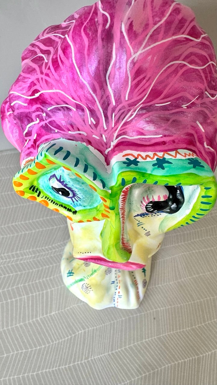 Ophelia – Hand-Painted Resin Sculpture (One-of-a-Kind)