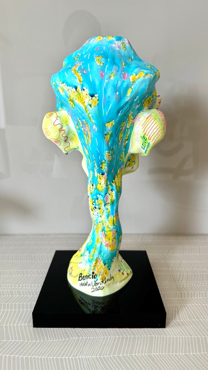Benicio – Hand-Painted Resin Sculpture (One-of-a-Kind)