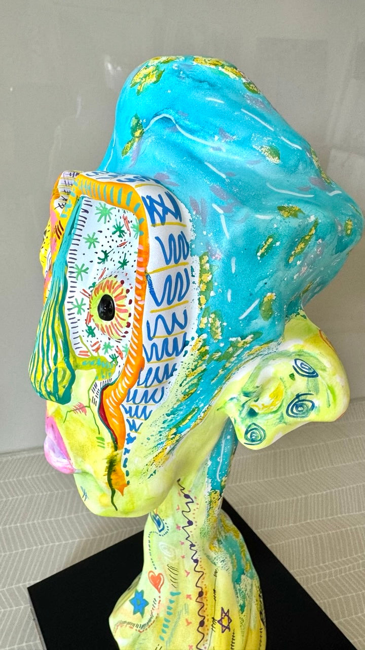 Benicio – Hand-Painted Resin Sculpture (One-of-a-Kind)