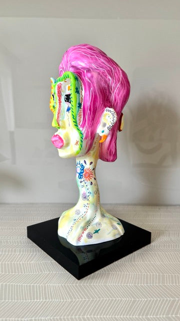 Ophelia – Hand-Painted Resin Sculpture (One-of-a-Kind)