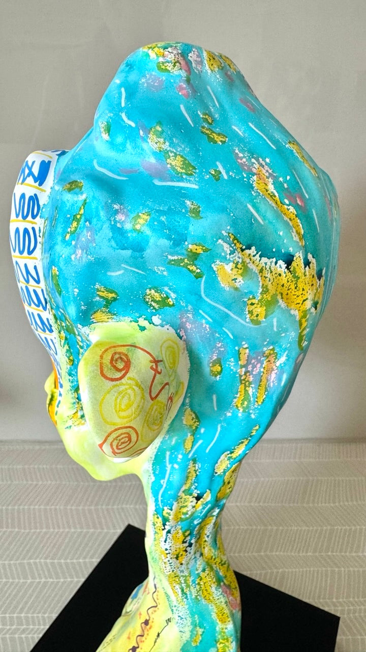 Benicio – Hand-Painted Resin Sculpture (One-of-a-Kind)