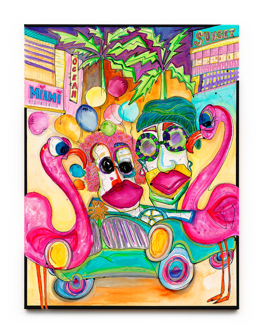 FLAMINGO TANGO ON OCEAN DRIVE