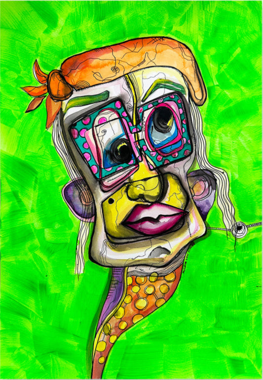 'One Girl In Starbucks' By Mulata Von Kindy™