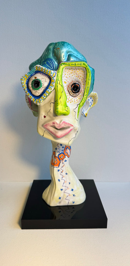 Randolph – Hand-Painted Resin Sculpture (One-of-a-Kind)