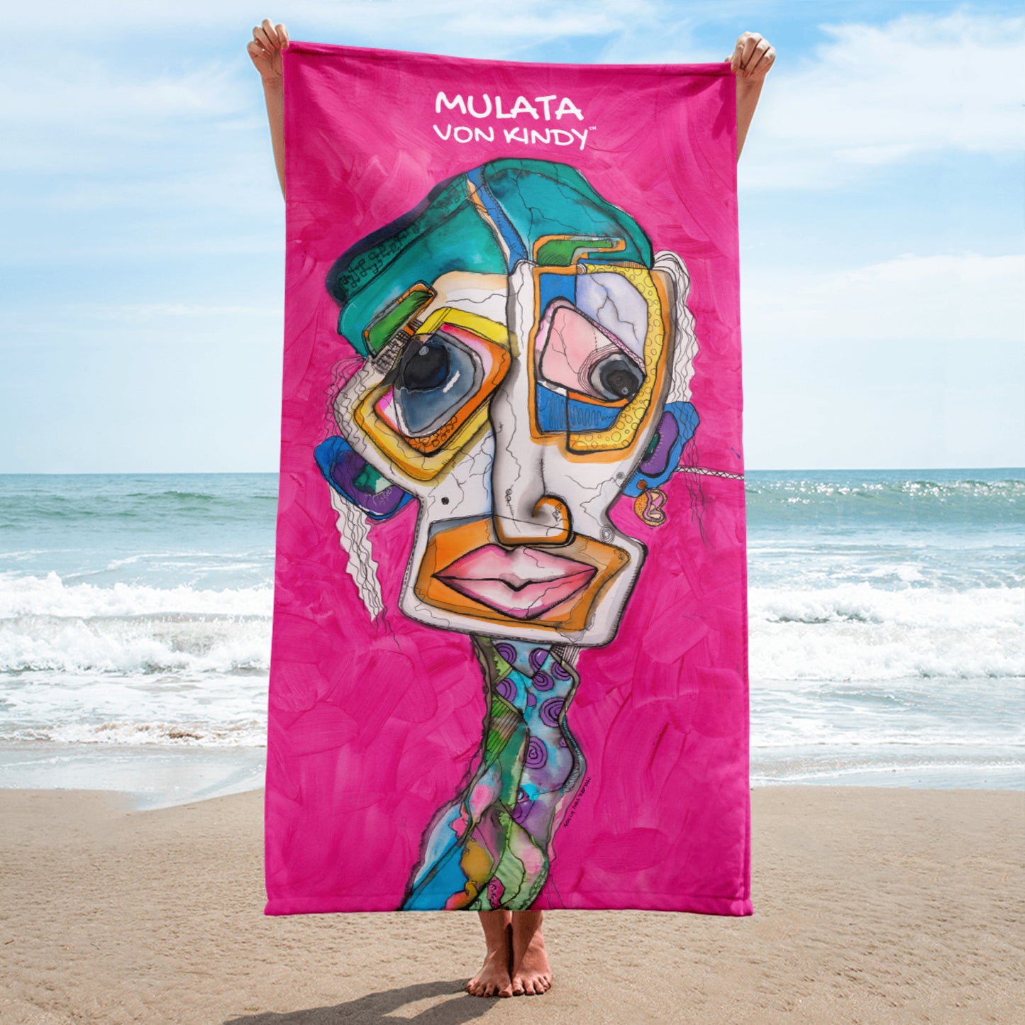 Mulata Von Kindy™ – Art Beach Towel